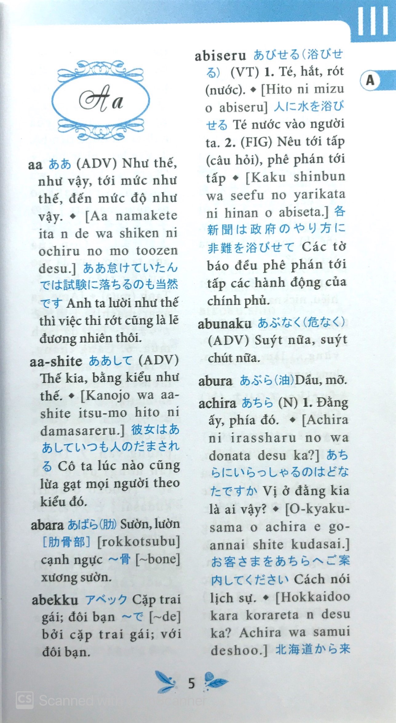 5500 từ vựng tiếng nhật thông dụng