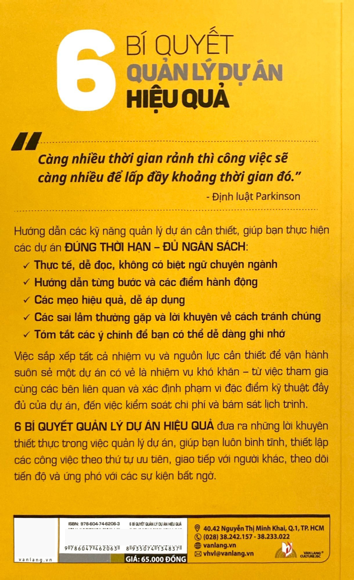 6 bí quyết quản lý dự án hiệu quả