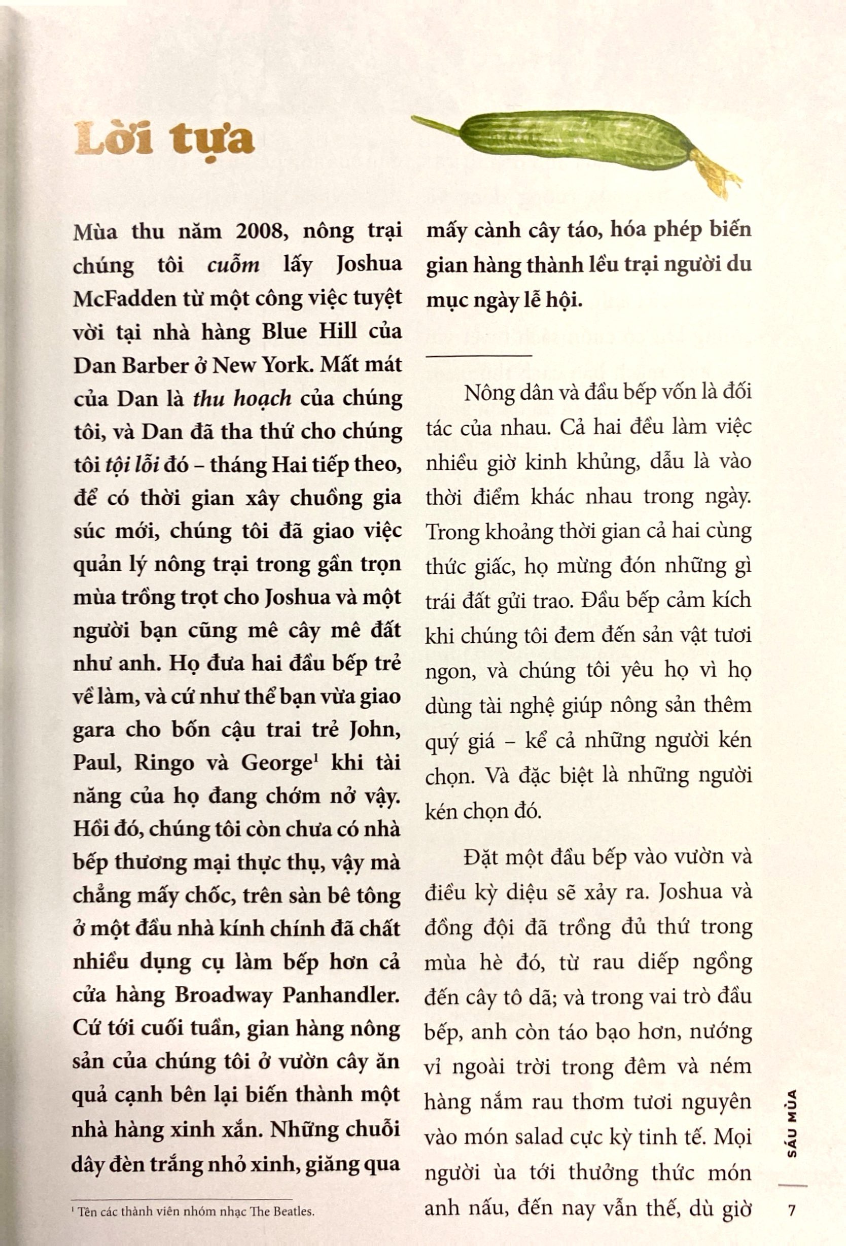 6 mùa - six seasons james beard foundation award winner
