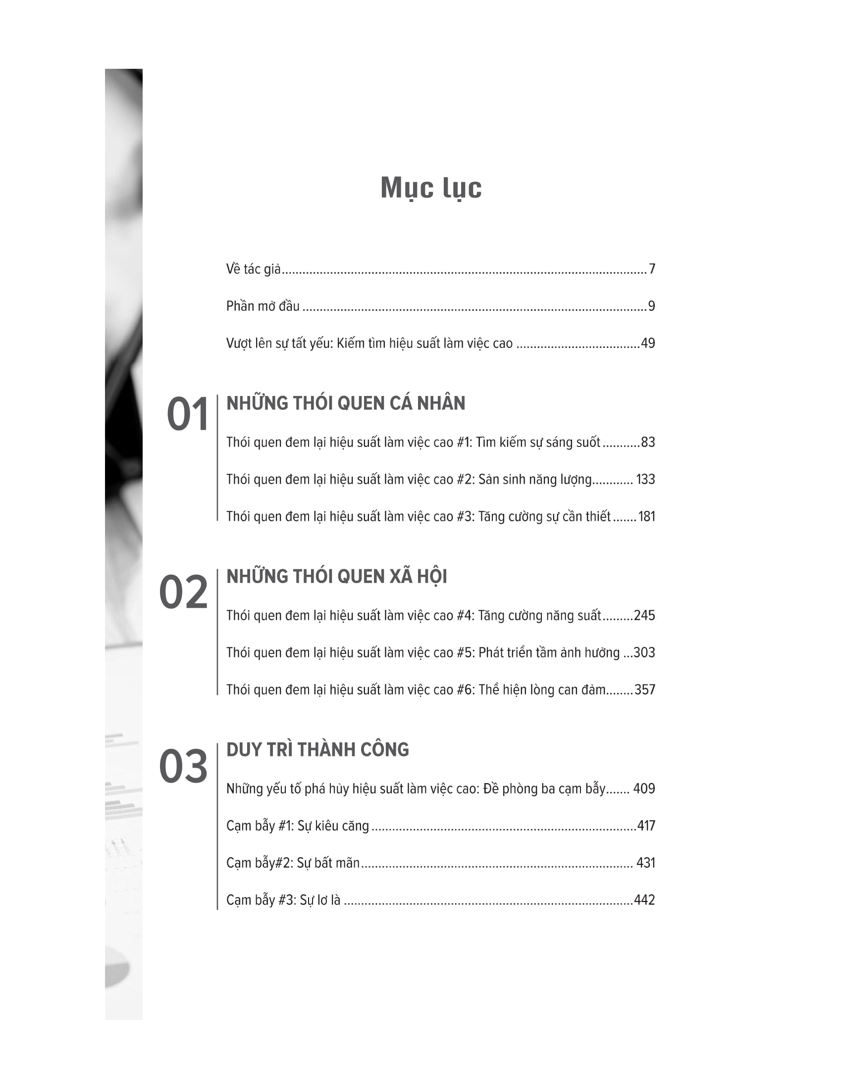 6 thói quen của người làm việc hiệu suất cao