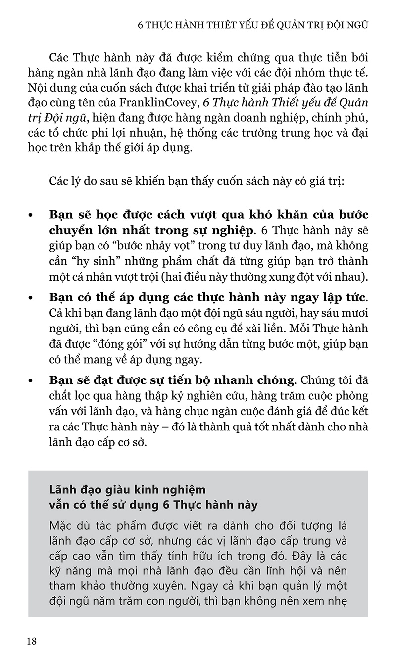 6 Thuc Hanh Thiet Yeu De Quan Tri Doi Ngu - Everyone Deserves A Great Manager: The 6 Critical Practices For Leading A Team