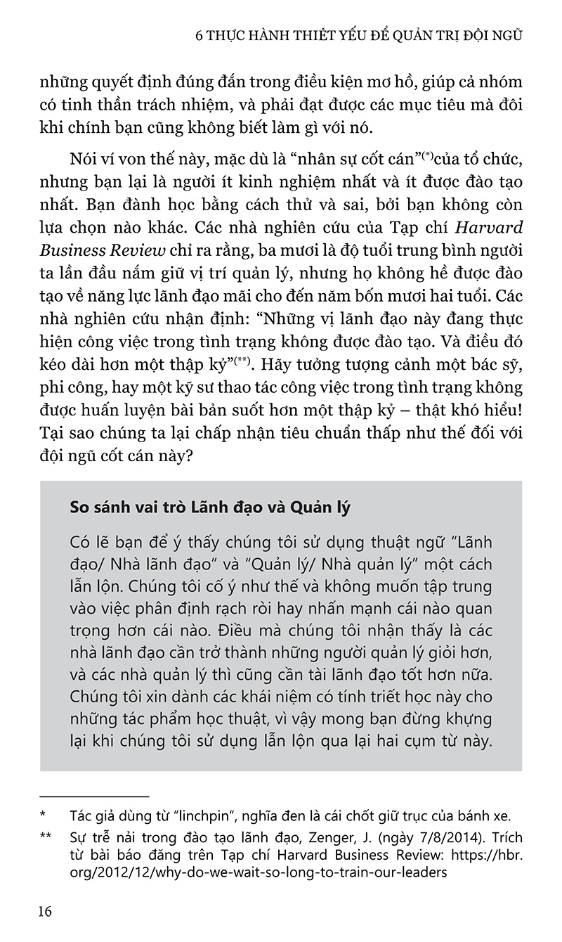6 Thuc Hanh Thiet Yeu De Quan Tri Doi Ngu - Everyone Deserves A Great Manager: The 6 Critical Practices For Leading A Team