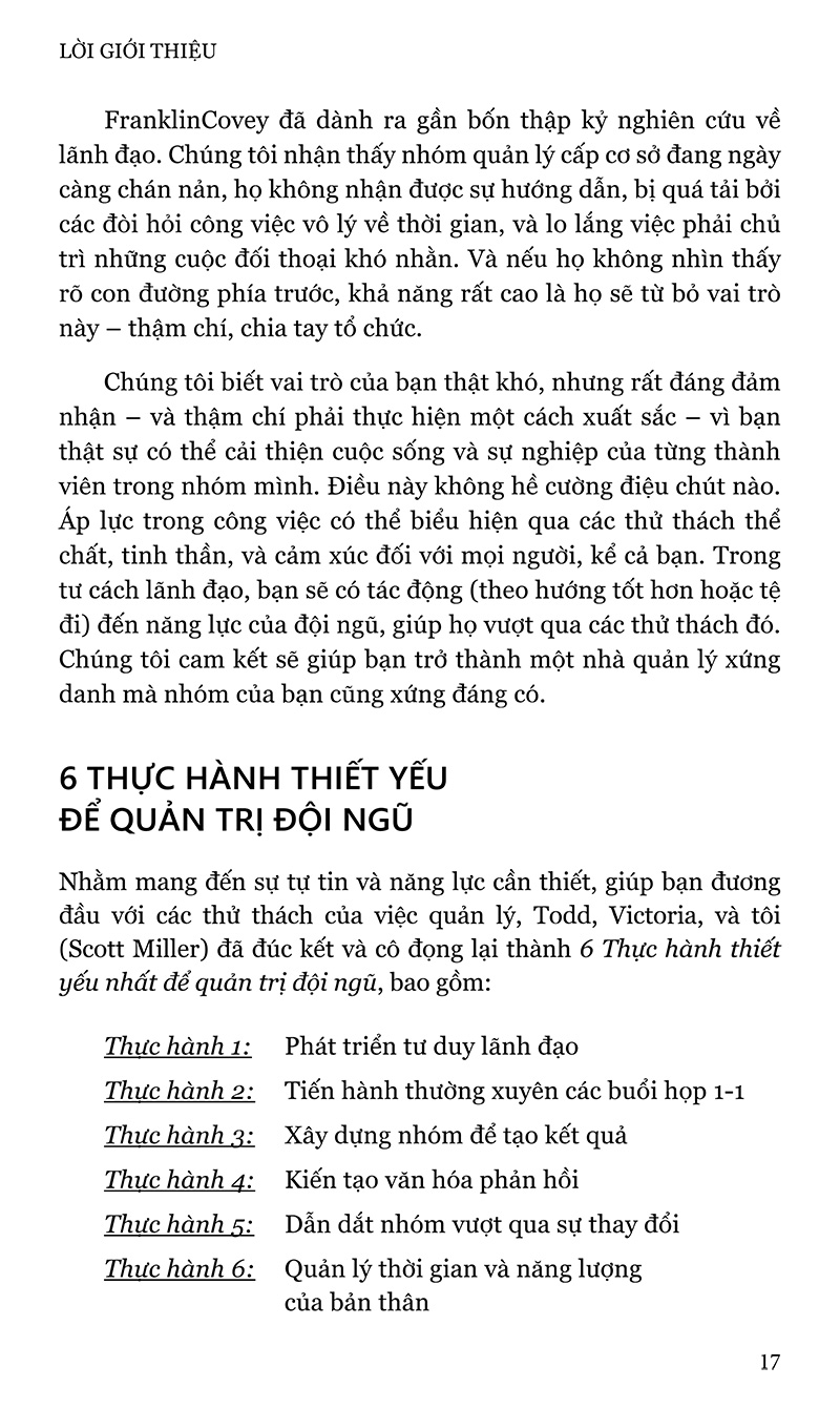 6 Thuc Hanh Thiet Yeu De Quan Tri Doi Ngu - Everyone Deserves A Great Manager: The 6 Critical Practices For Leading A Team