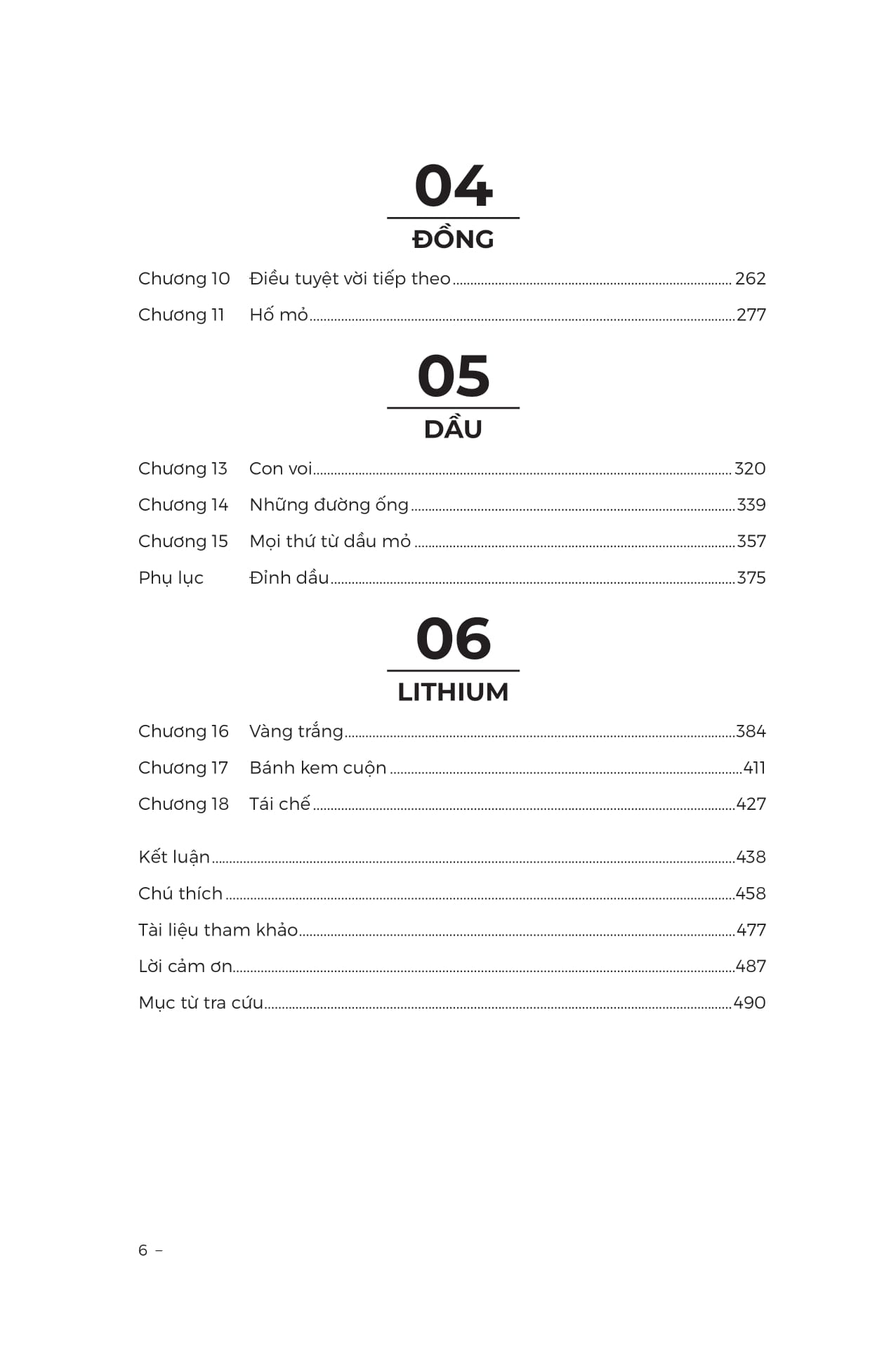 6 Vat Lieu Dinh Hinh Van Minh Nhan Loai - Lich Su Cua Cat, Muoi, Sat, Dong, Dau Mo Va Lithium