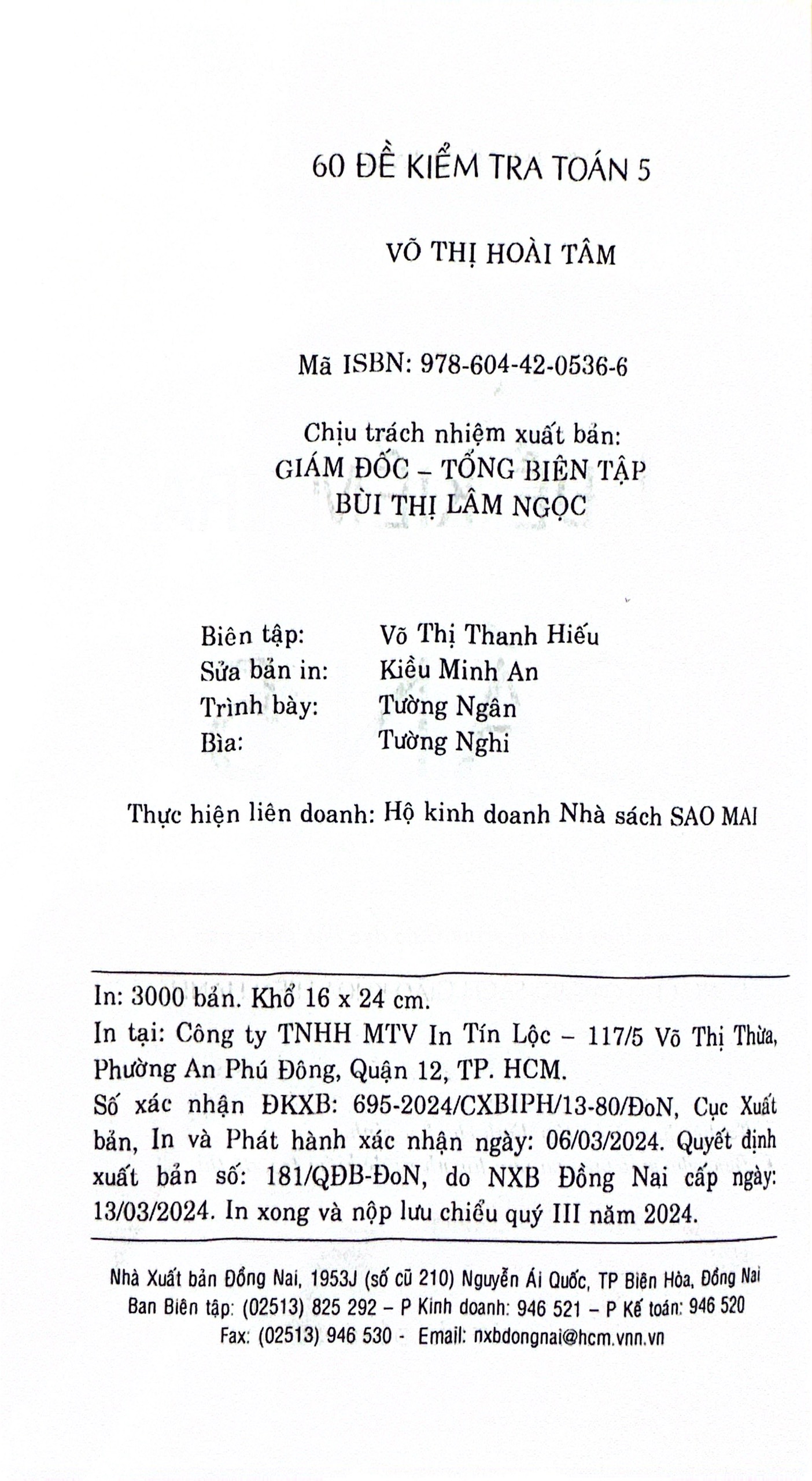 60 đề kiểm tra toán 5 (theo chương trình gdpt mới)
