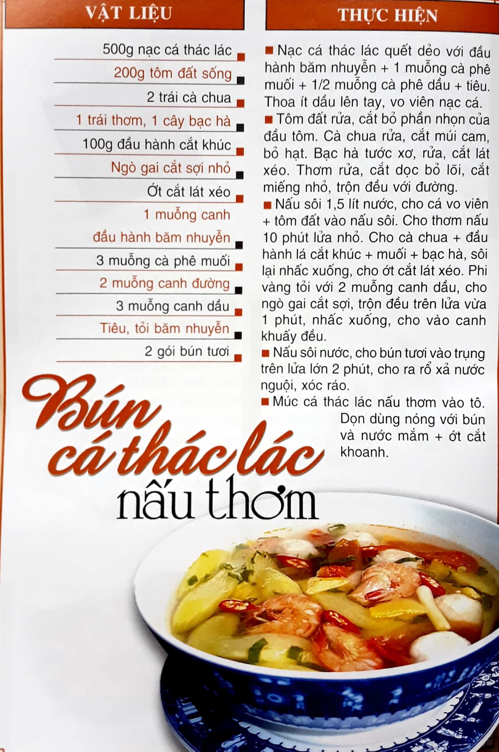 60 món ăn được ưa thích - bún, mì, cháo, lẩu