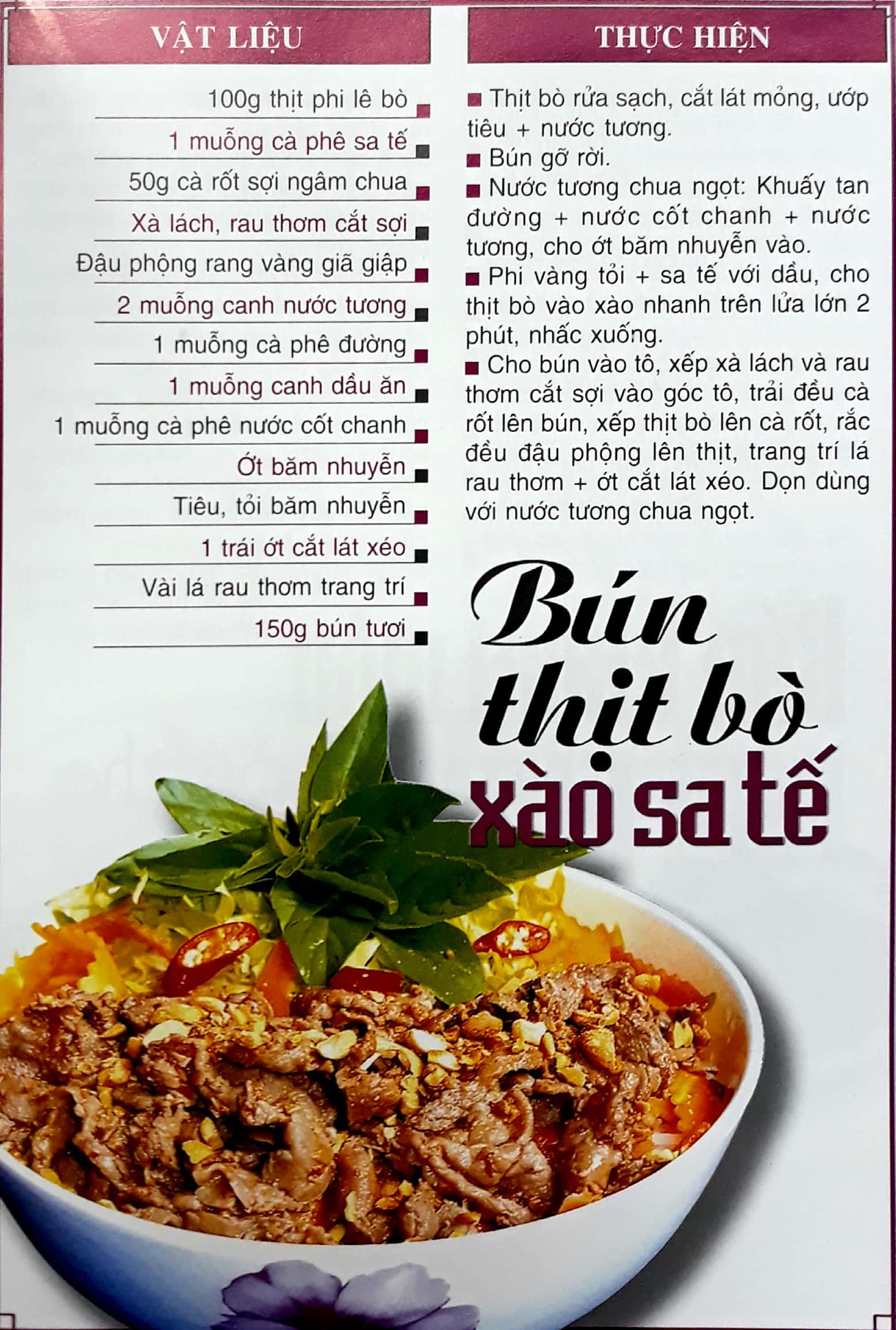 60 món ăn được ưa thích - bún, mì, cháo, lẩu