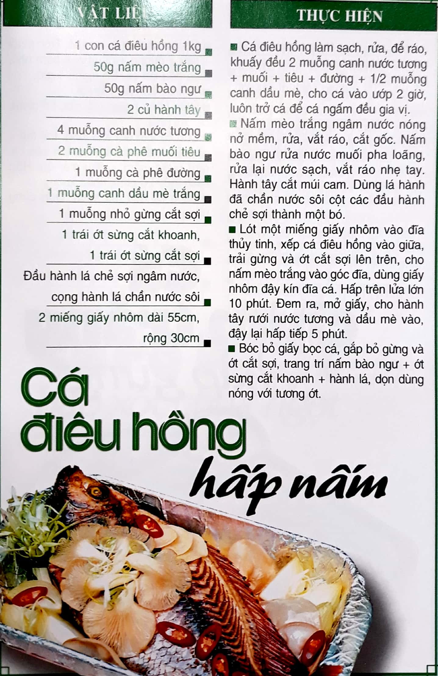 60 món ăn được ưa thích - món cá