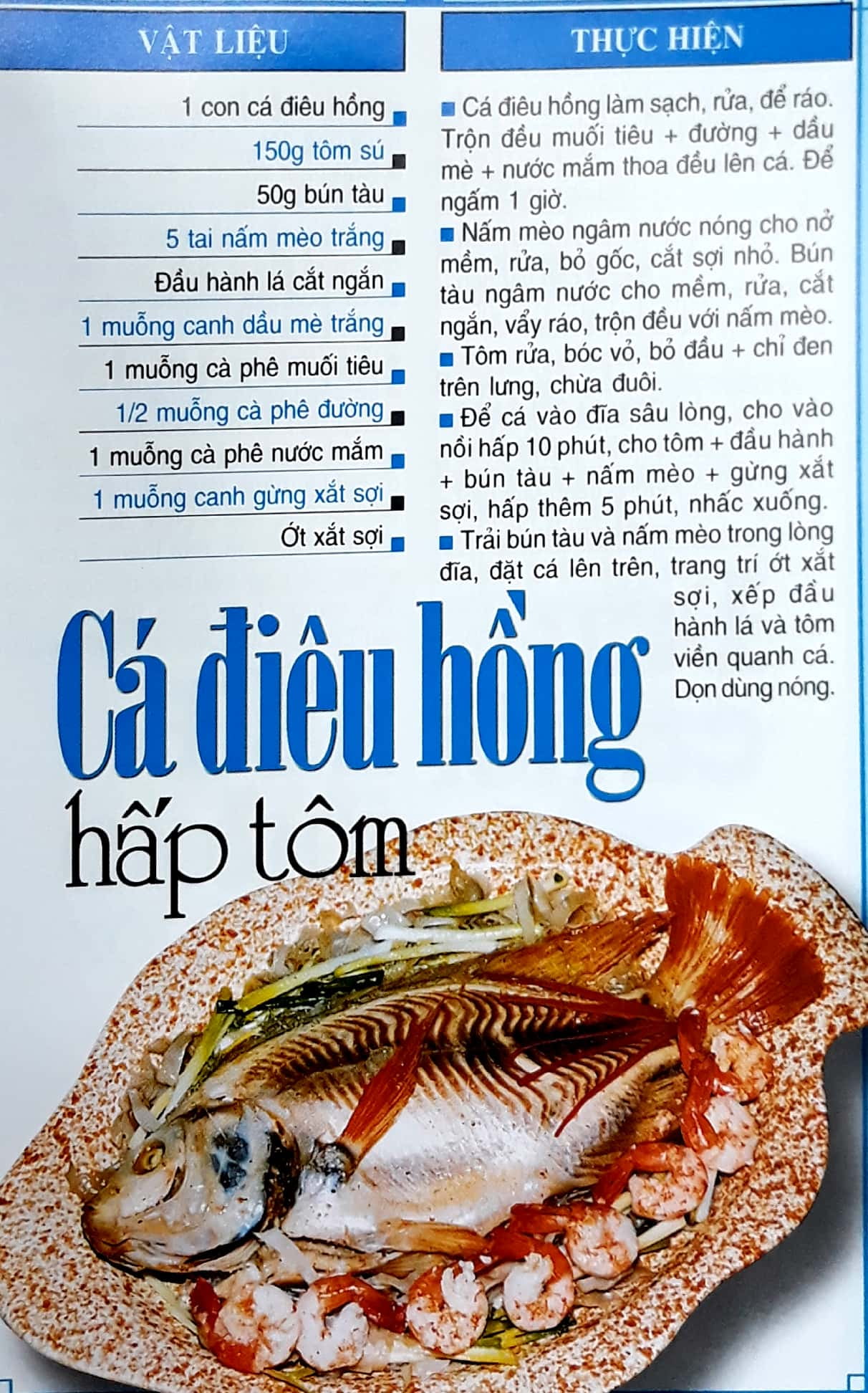 60 món ăn được ưa thích - món cá