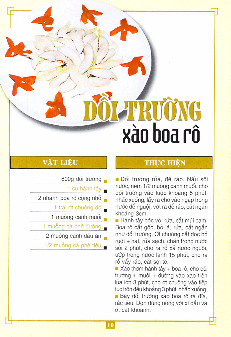 60 món ăn được ưa thích - món thịt heo