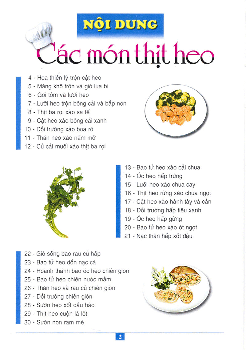 60 món ăn được ưa thích - món thịt heo