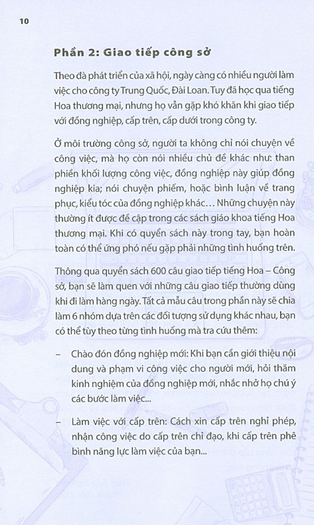 600 câu giao tiếp tiếng hoa - công sở