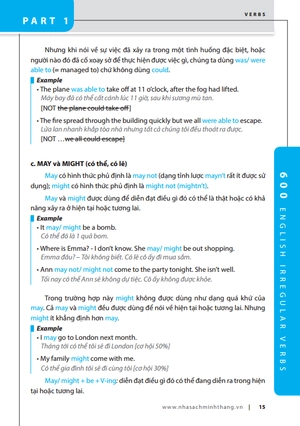 600 động từ bất quy tắc và cách dùng các thì trong tiếng anh (tái bản 2022)