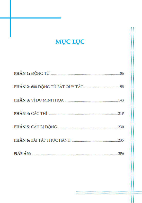 600 động từ bất quy tắc và cách dùng các thì trong tiếng anh (tái bản 2022)