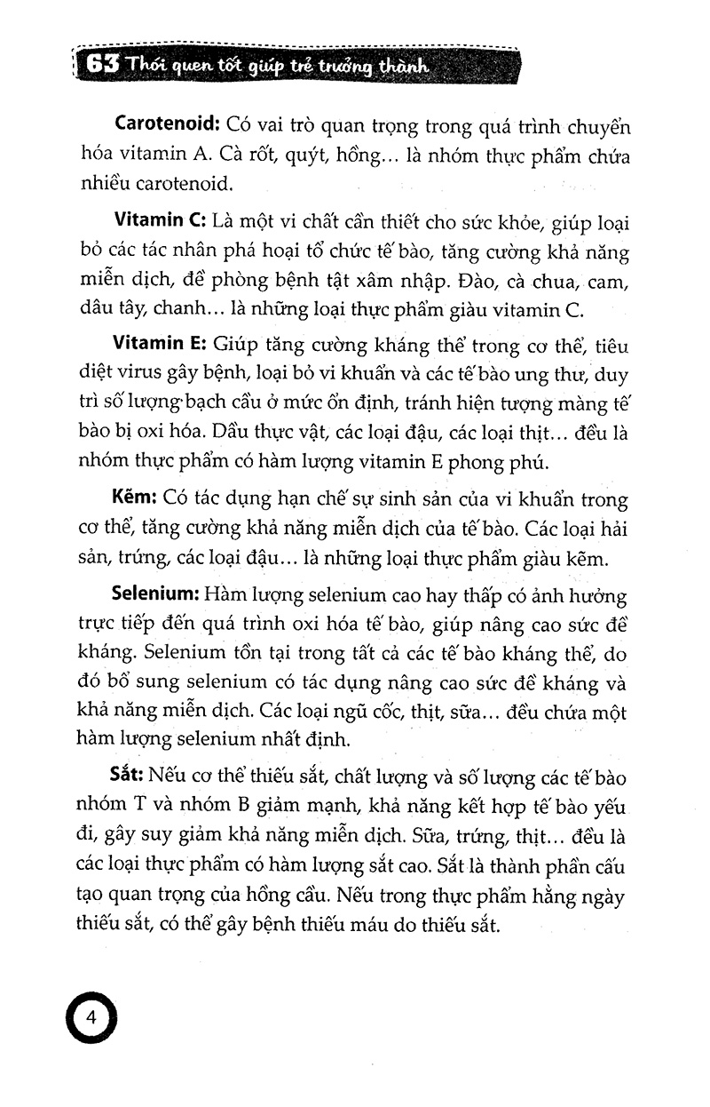 63 thói quen tốt giúp trẻ trưởng thành (2016)