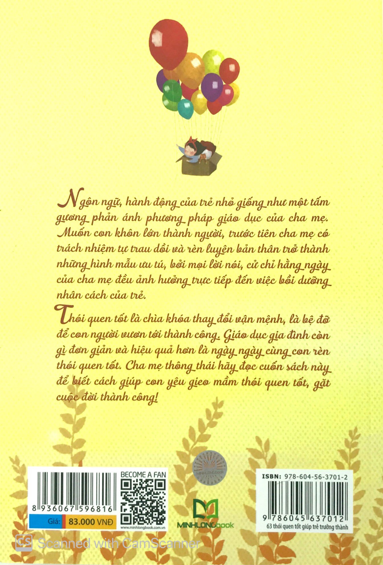 63 thói quen tốt giúp trẻ trưởng thành (tái bản 2017)