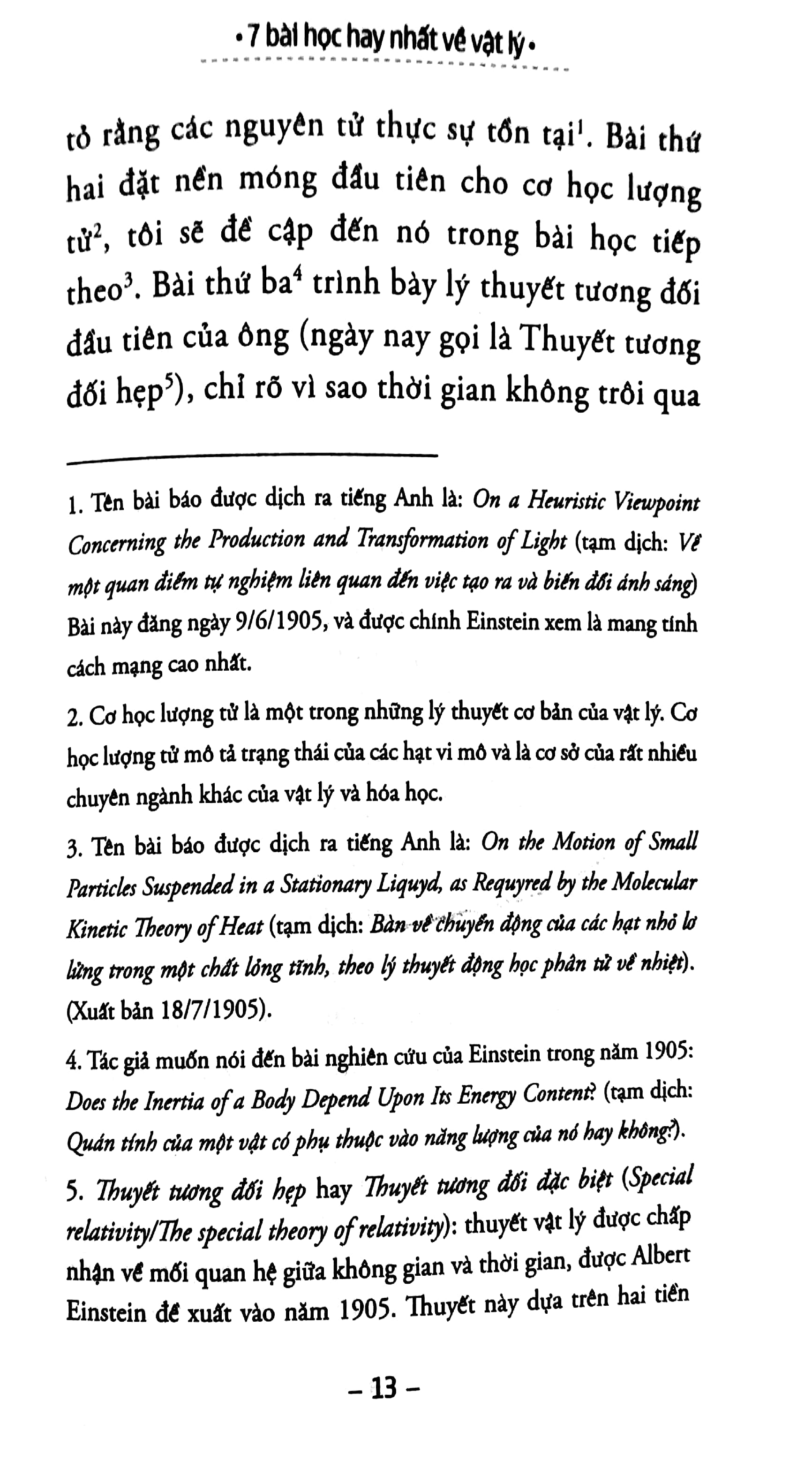 7 bài học hay nhất về vật lý (tái bản 2018)