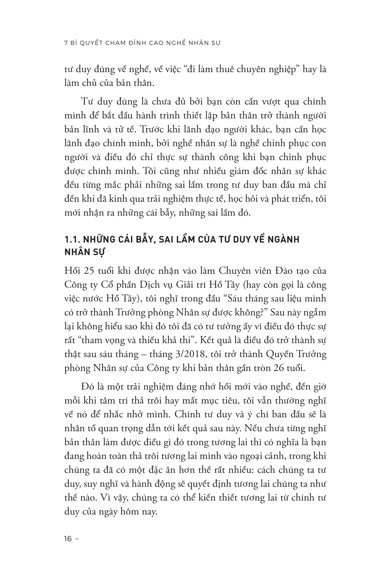 7 bí quyết chạm đỉnh cao nghề nhân sự