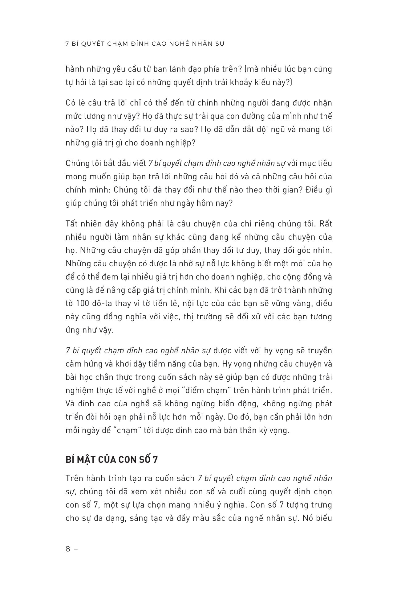 7 bí quyết chạm đỉnh cao nghề nhân sự