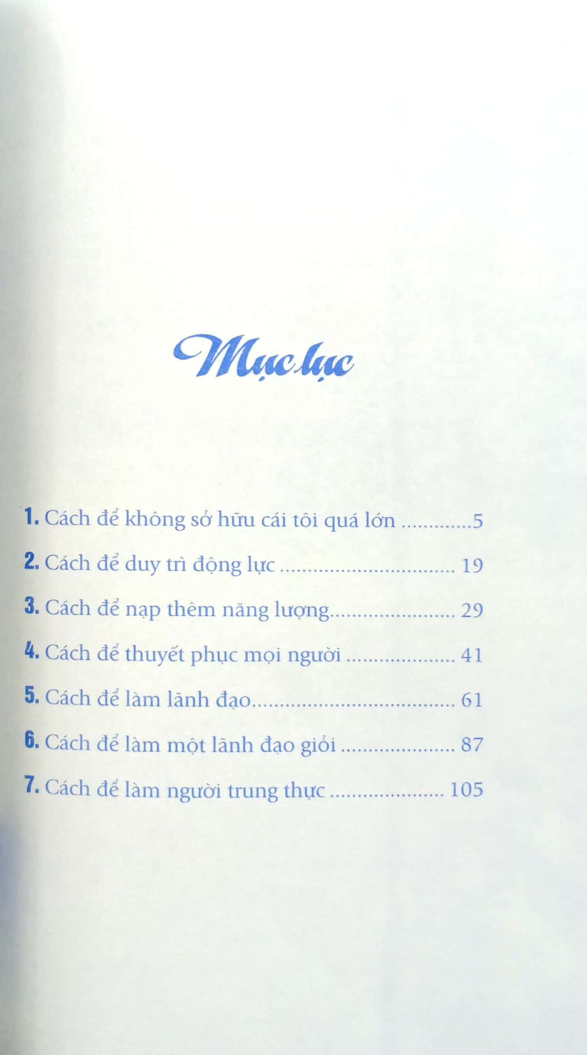 7 cách để thành công