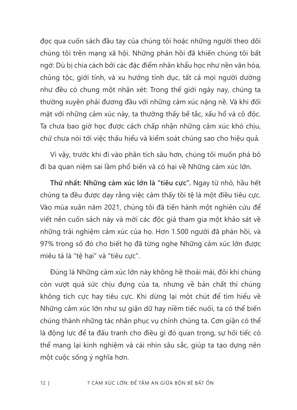 7 cảm xúc lớn - để tâm an giữa bộn bề bất ổn