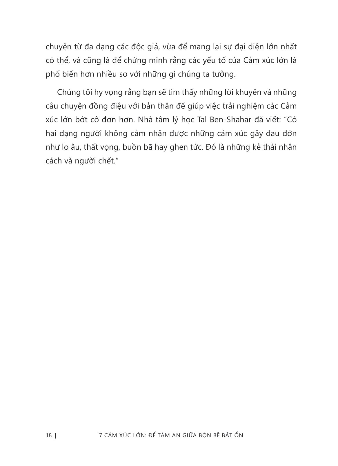 7 cảm xúc lớn - để tâm an giữa bộn bề bất ổn