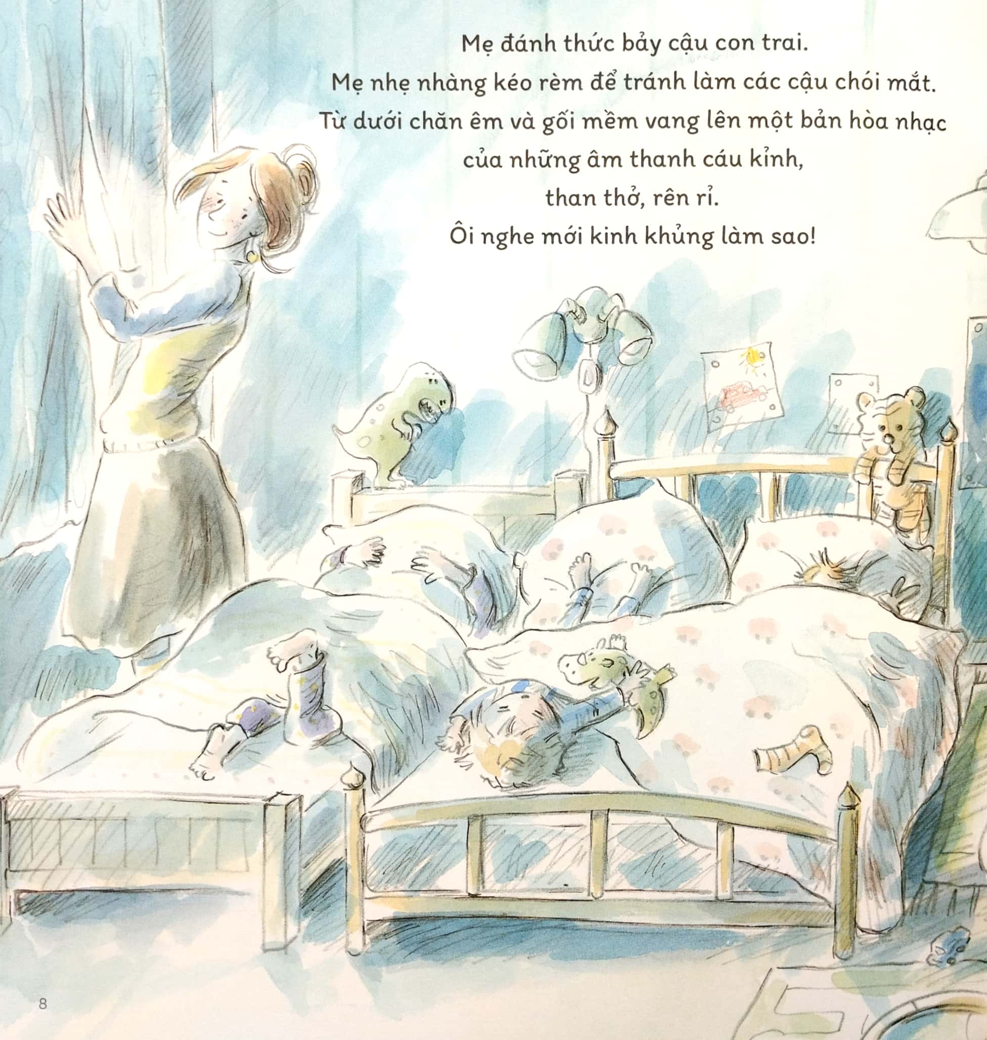 7 chú nhỏ cau có