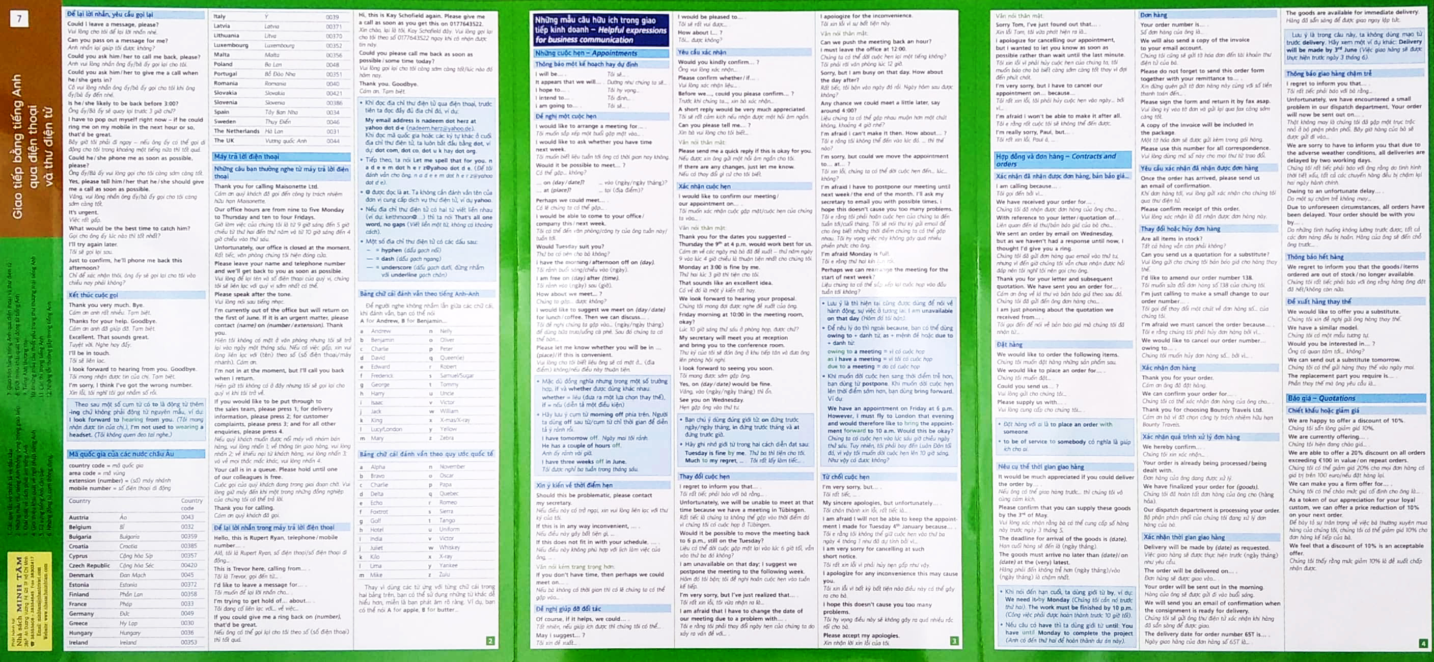 (7) english at a glance - giao tiếp bằng tiếng anh qua điện thoại và thư điện tử