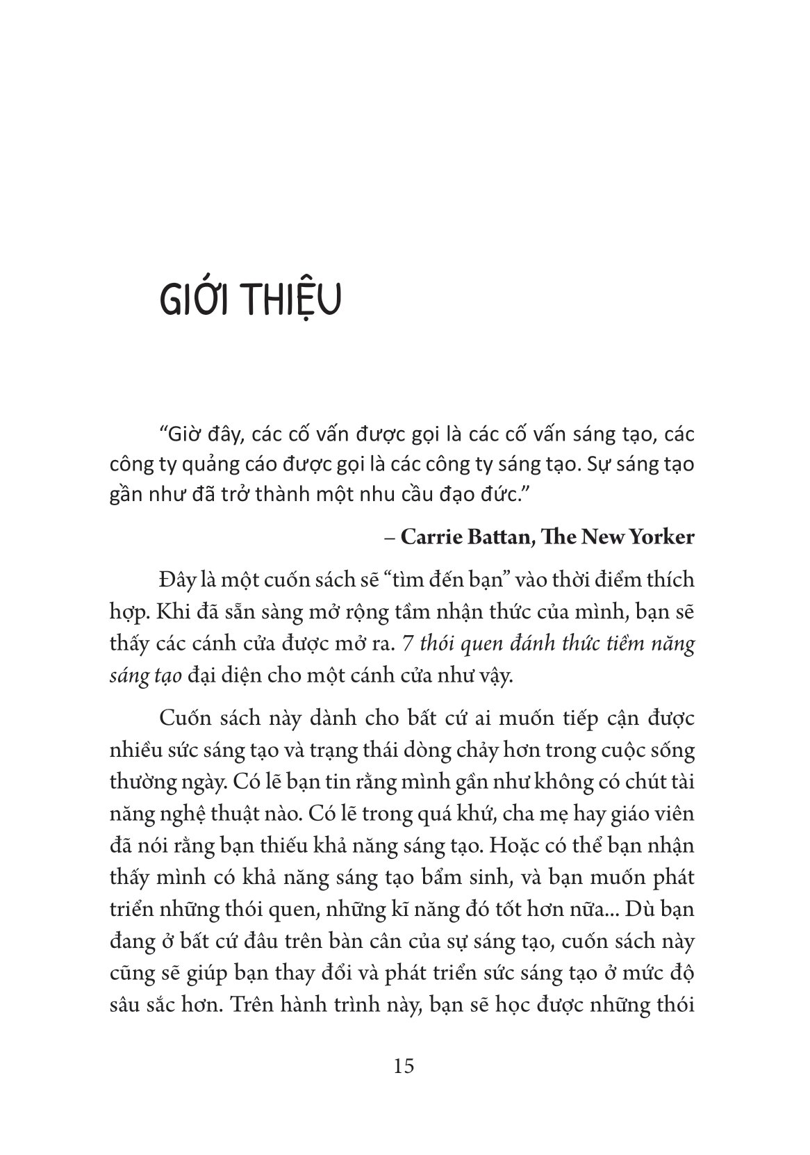 7 thói quen đánh thức tiềm năng sáng tạo