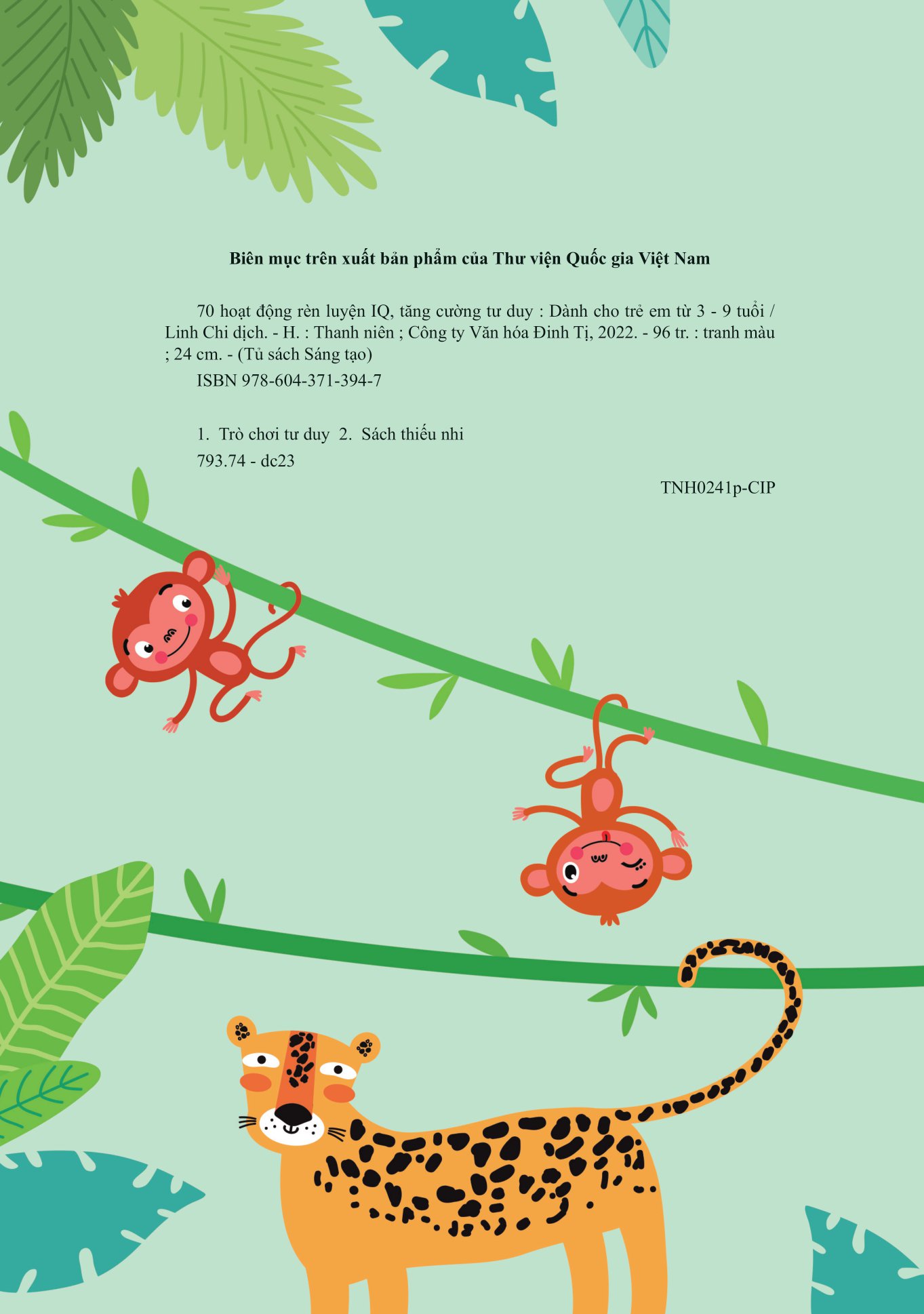 70 hoạt động rèn luyện iq, tăng cường tư duy