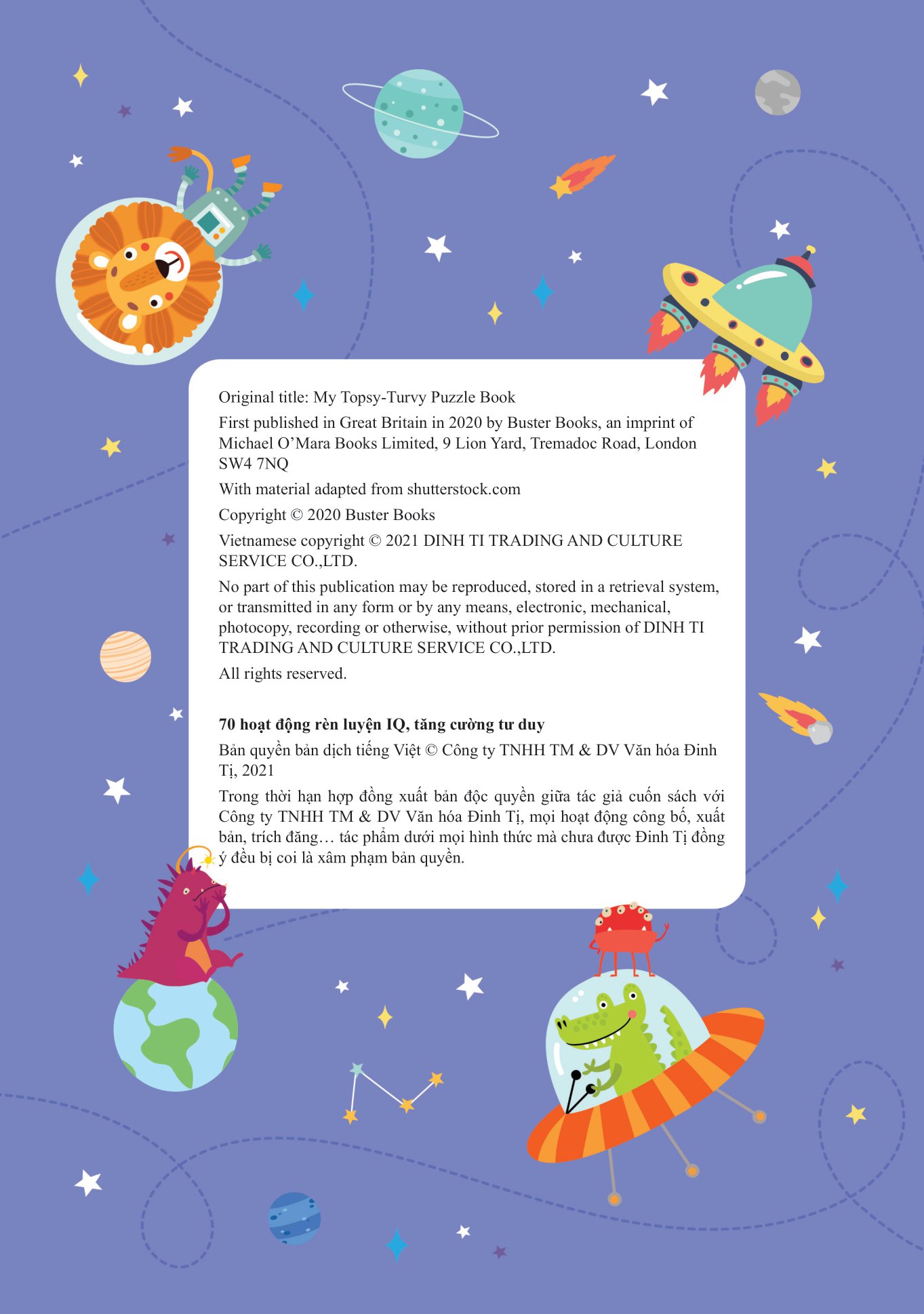 70 hoạt động rèn luyện iq, tăng cường tư duy