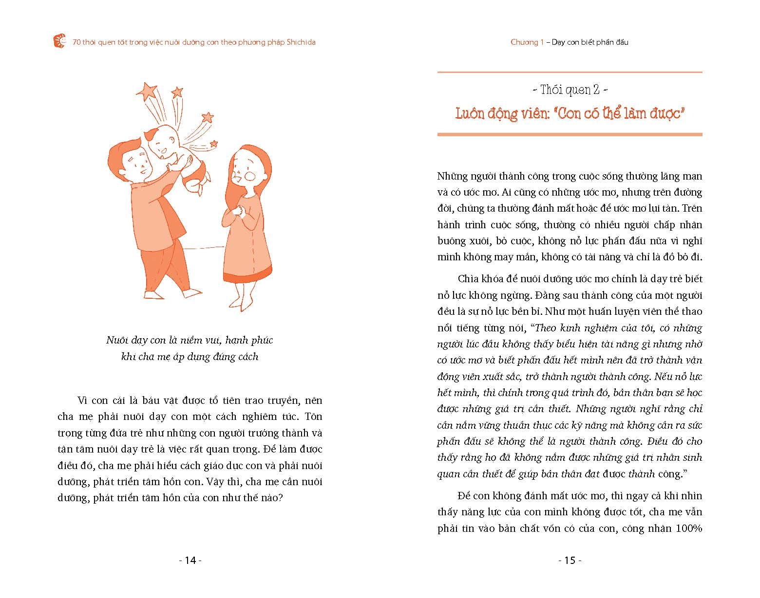 70 thói quen tốt trong việc dưỡng con theo phương pháp shichida