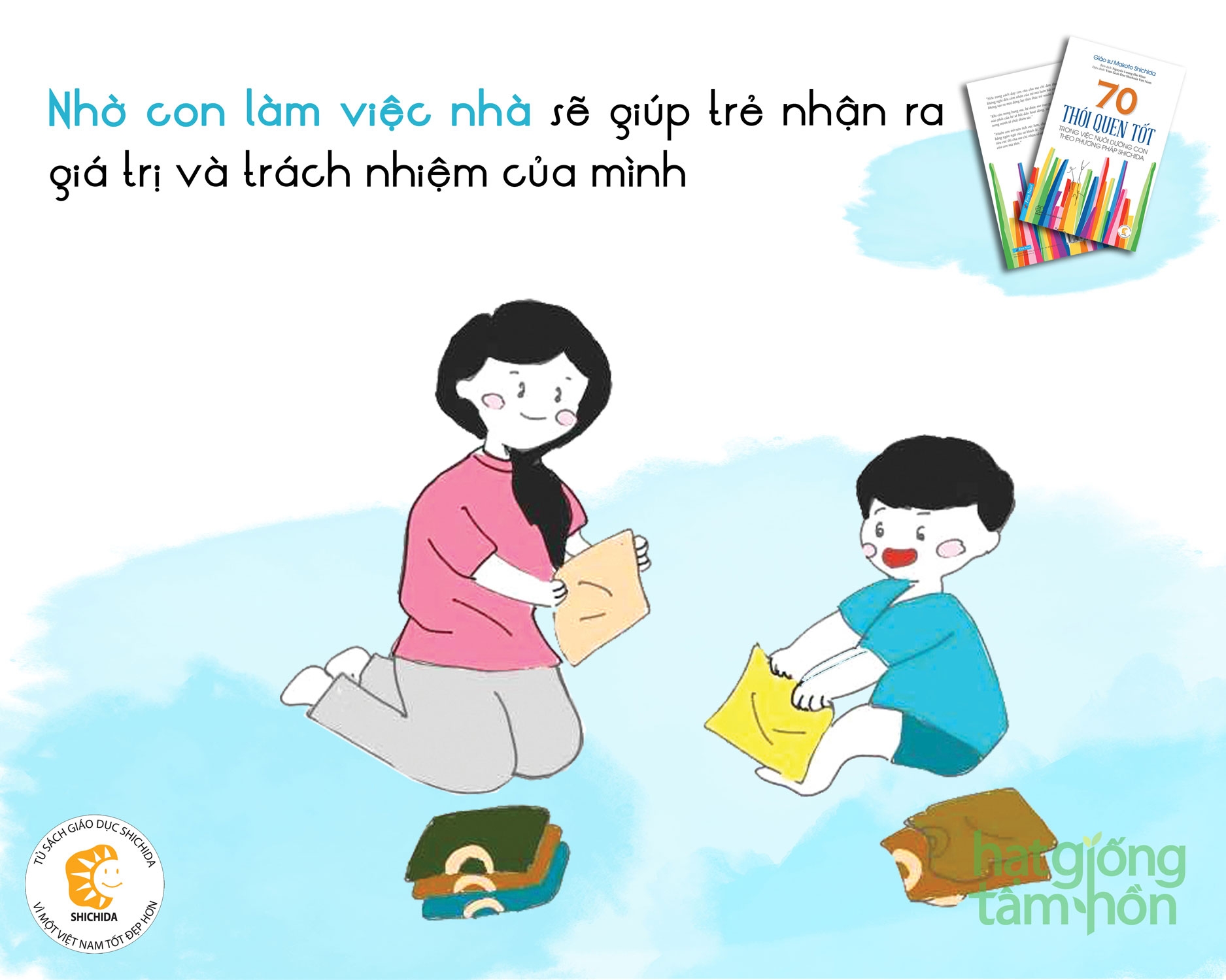 70 thói quen tốt trong việc dưỡng con theo phương pháp shichida