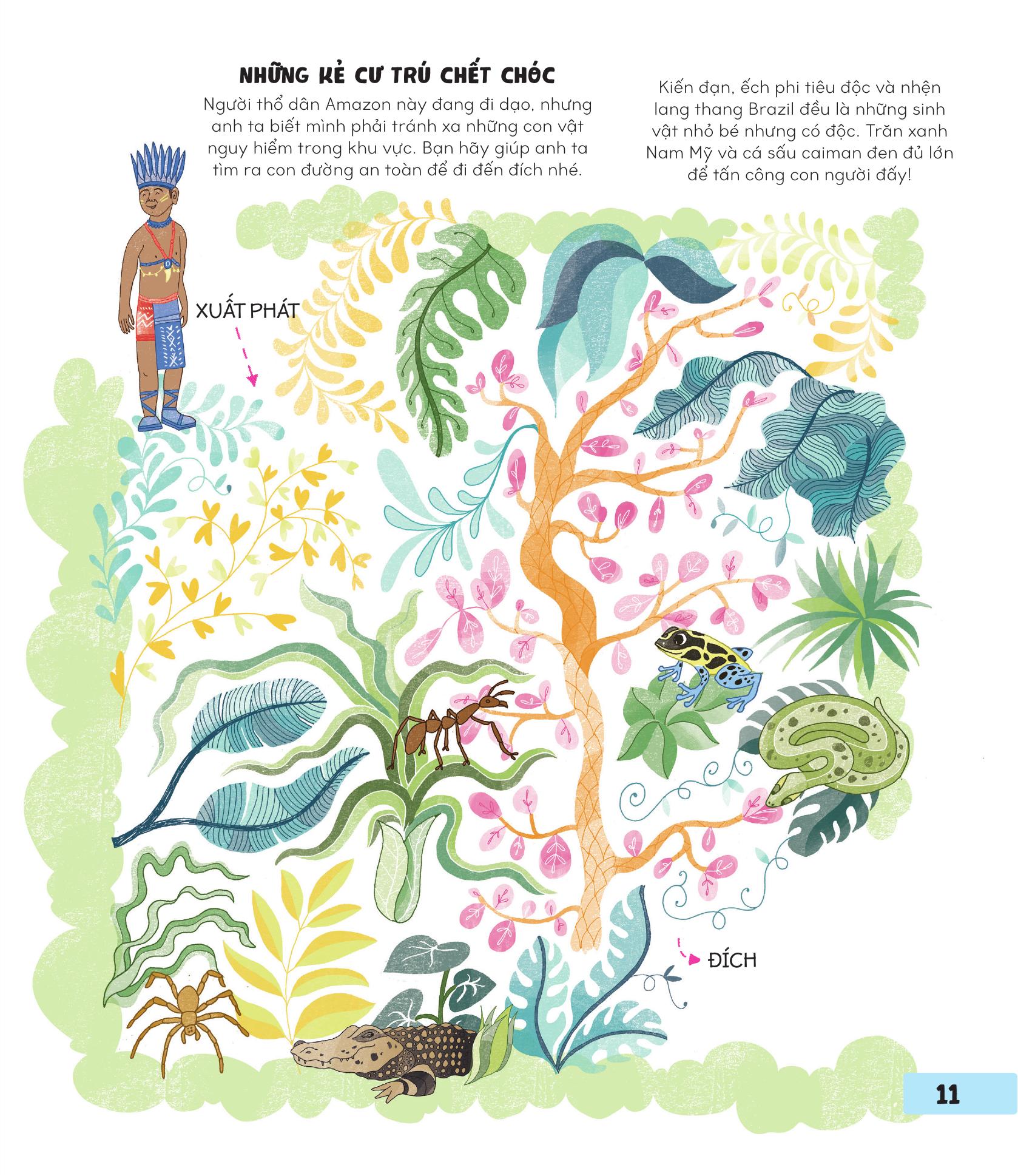 70++ trò chơi giúp em khám phá thế giới - mê cung