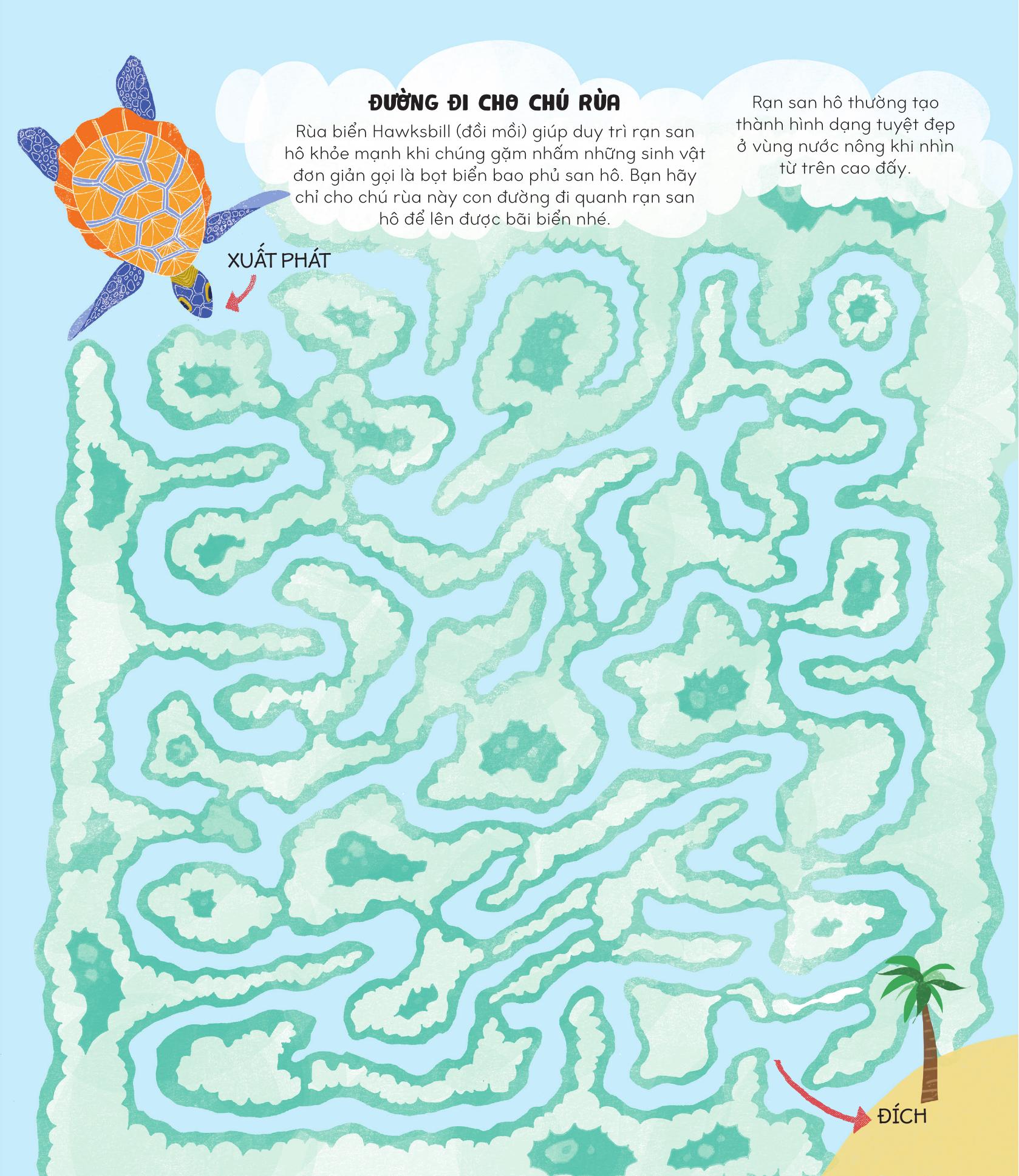 70++ trò chơi giúp em khám phá thế giới - mê cung