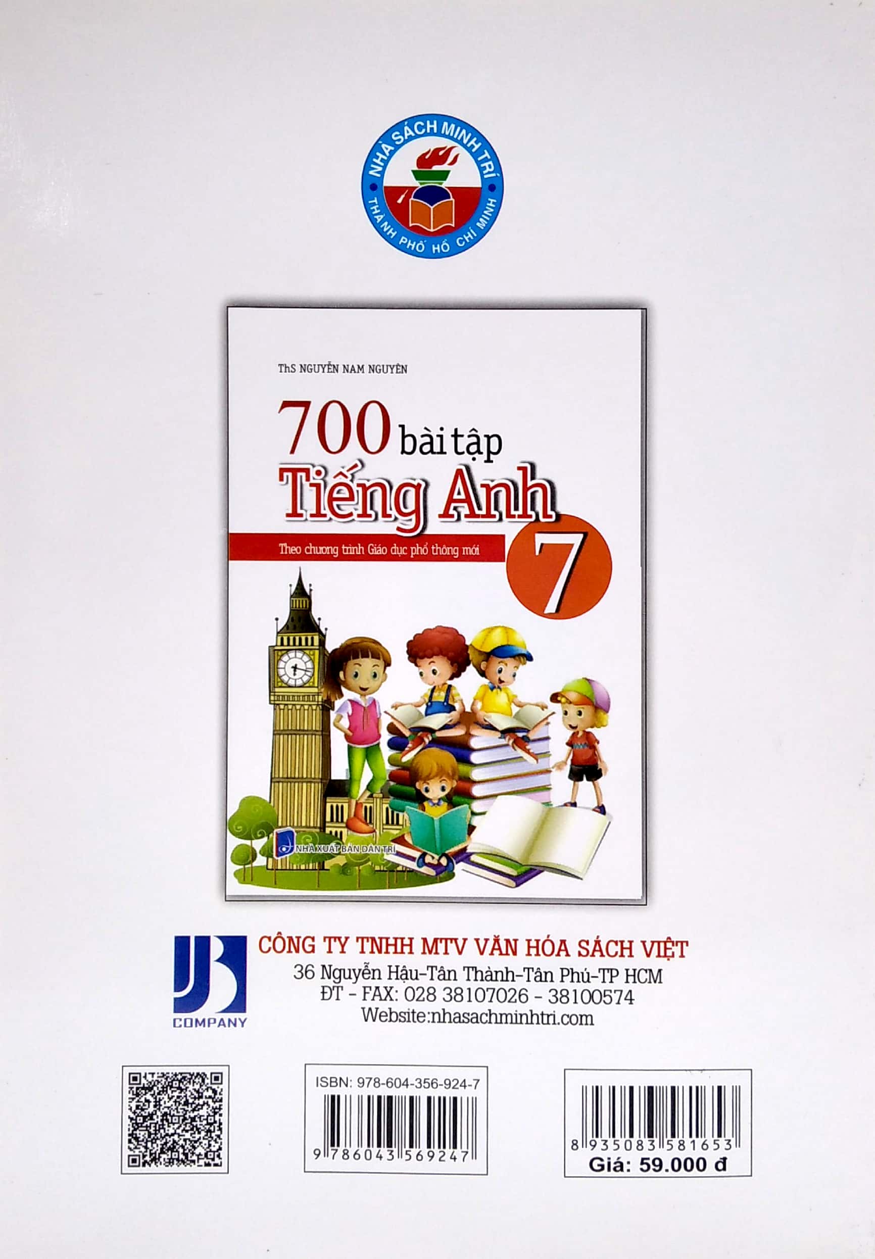 700 bài tập tiếng anh 7 (theo chương trình giáo dục phổ thông mới)