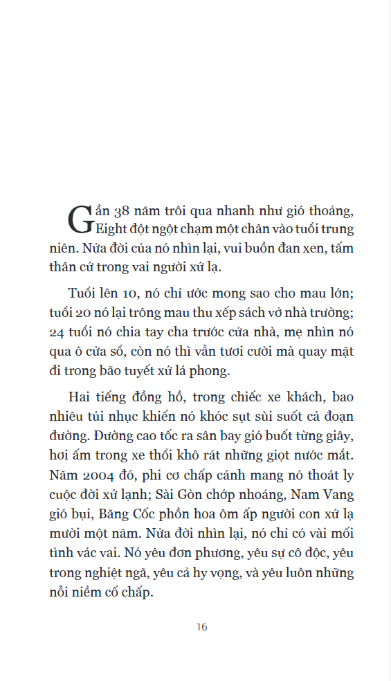 8 giờ 8 phút 8 giây - tiểu thuyết phóng tác từ sự thật của những con tim phi giới tính