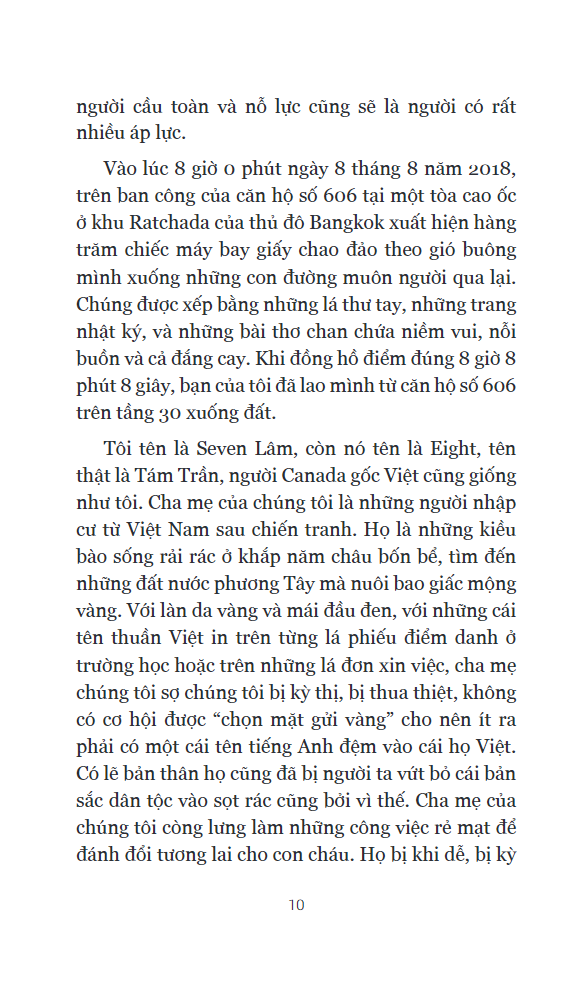 8 giờ 8 phút 8 giây - tiểu thuyết phóng tác từ sự thật của những con tim phi giới tính