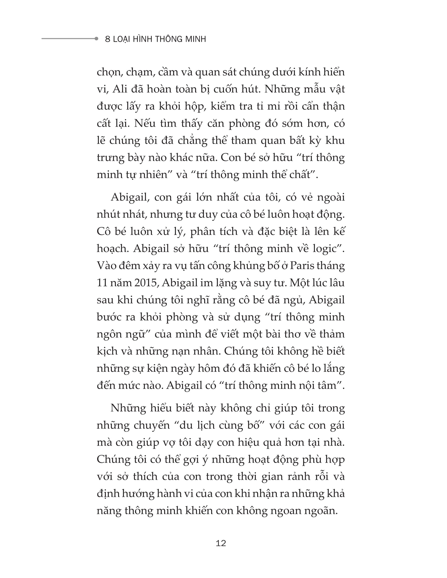 8 loại hình thông minh