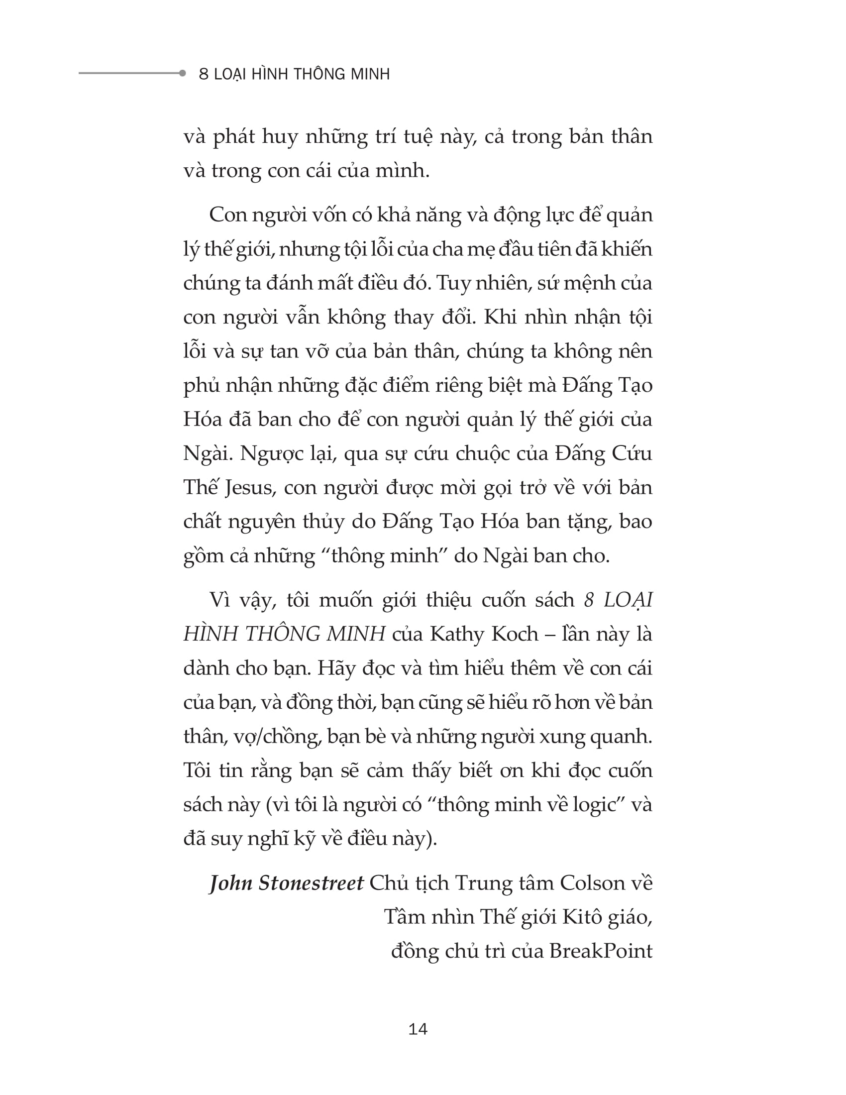 8 loại hình thông minh