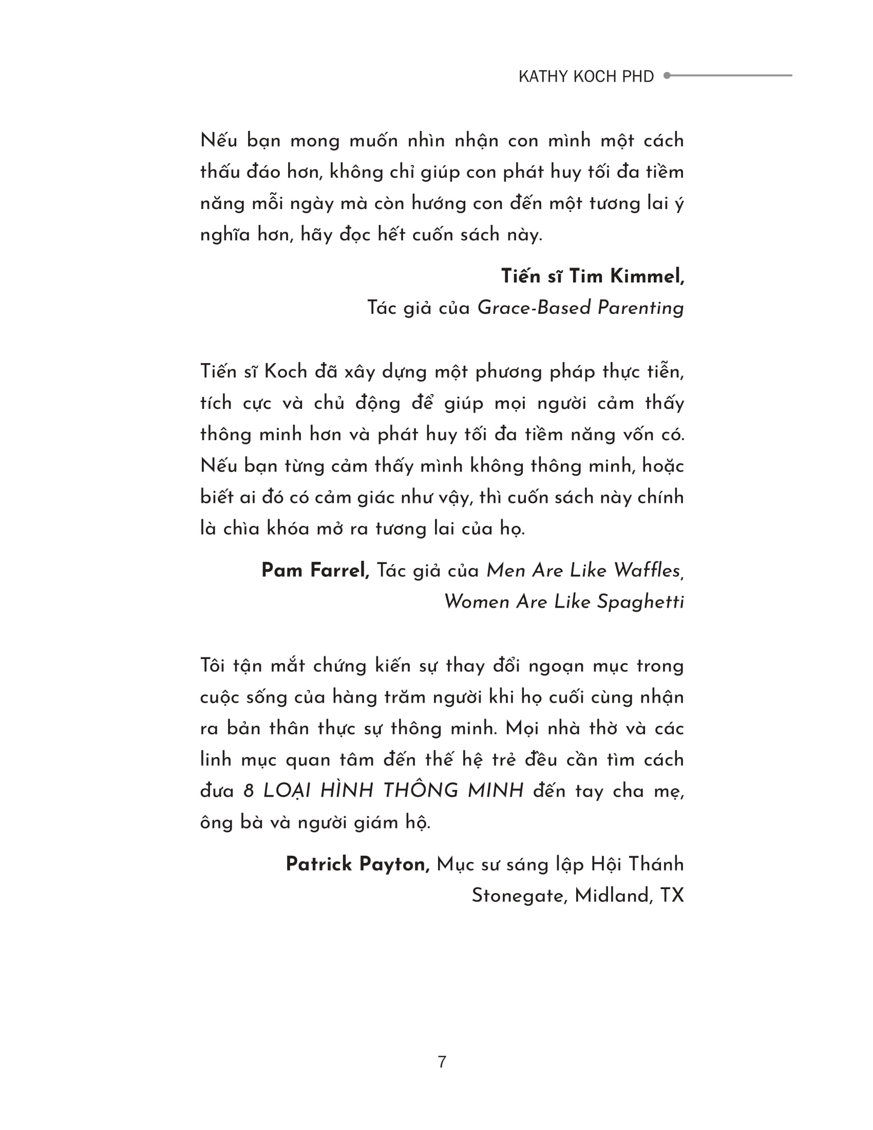 8 loại hình thông minh