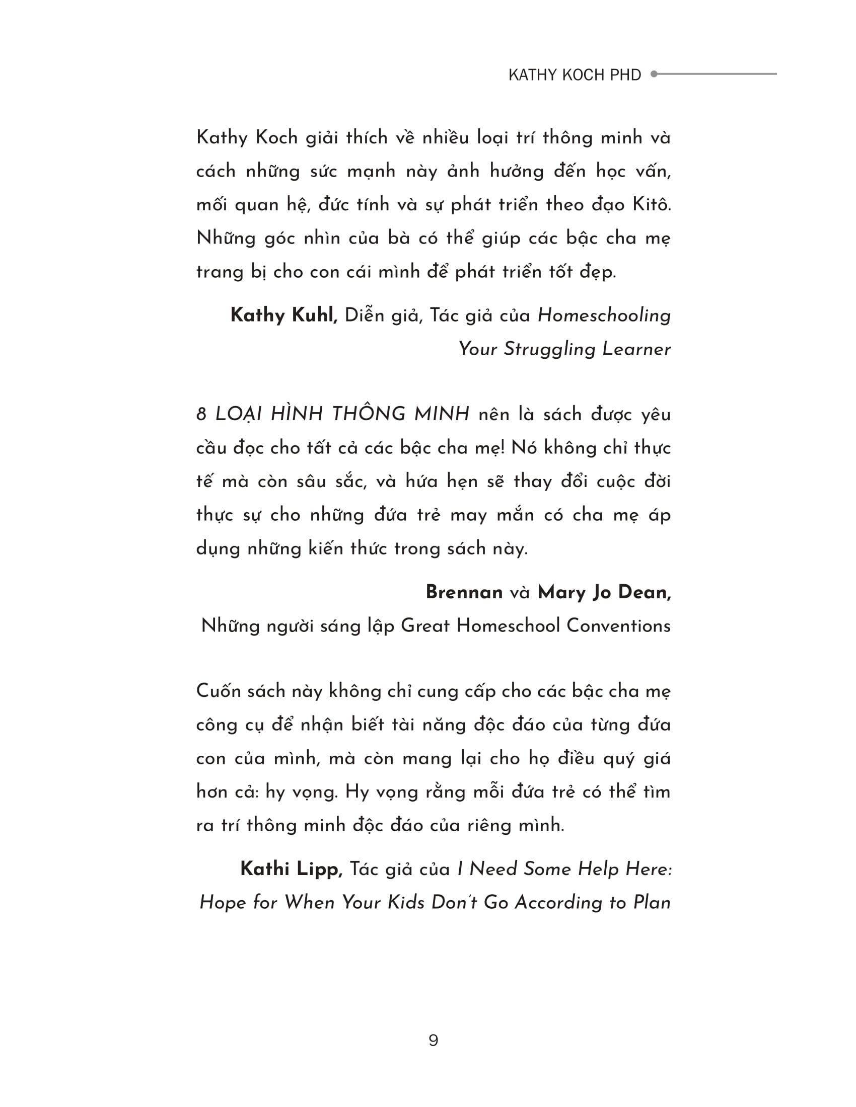 8 loại hình thông minh