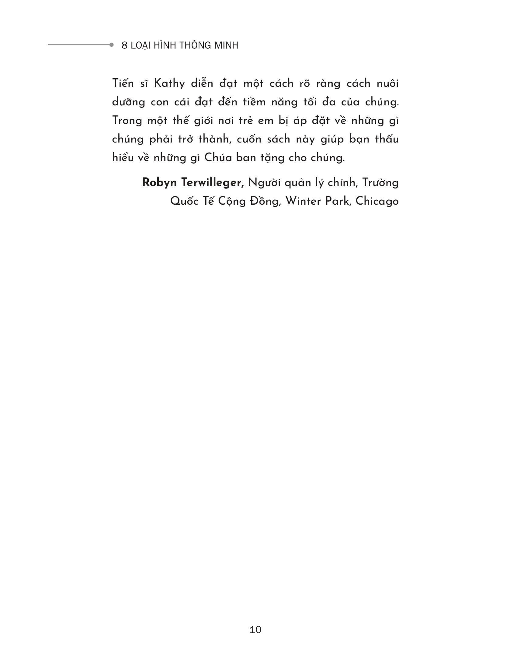 8 loại hình thông minh