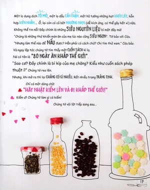 80 ngày ăn khắp thế giới - một cuốn sách nấu ăn - phiêu lưu đầu tiên dành cho trẻ em (tái bản 2019)