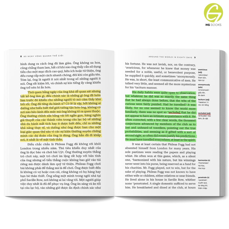 80 ngày vòng quanh thế giới - around the world in eighty days (song ngữ việt - anh)