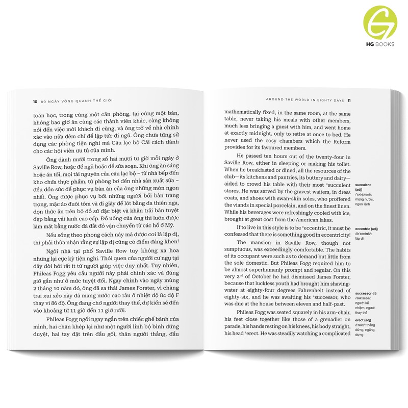 80 ngày vòng quanh thế giới - around the world in eighty days (song ngữ việt - anh)