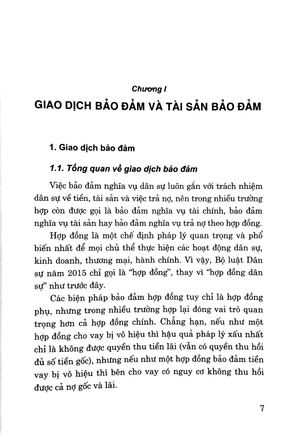 9 biện pháp bảo đảm nghĩa vụ hợp đồng (quy định, thực tế và thiết kế giao dịch theo bộ luật dân sự hiện hành)