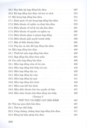 9 biện pháp bảo đảm nghĩa vụ hợp đồng (quy định, thực tế và thiết kế giao dịch theo bộ luật dân sự hiện hành) (tái bản lần thứ 3, có sữa chữa, bổ sung)