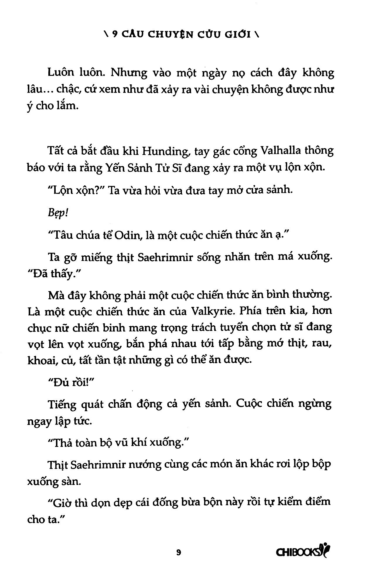 9 câu chuyện cửu giới - ngoại truyện series magnus chase và các vị thần asgard