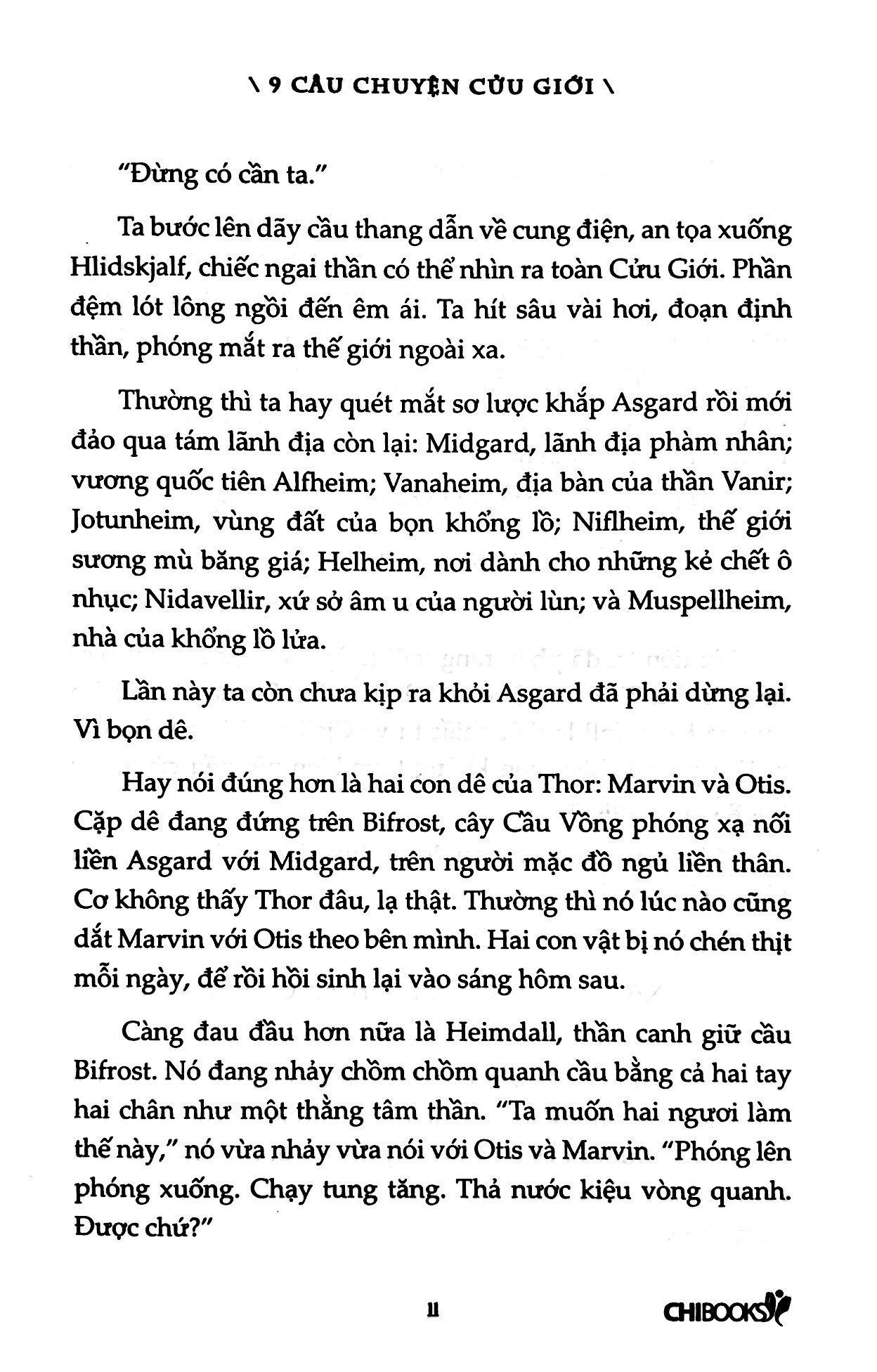 9 câu chuyện cửu giới - ngoại truyện series magnus chase và các vị thần asgard
